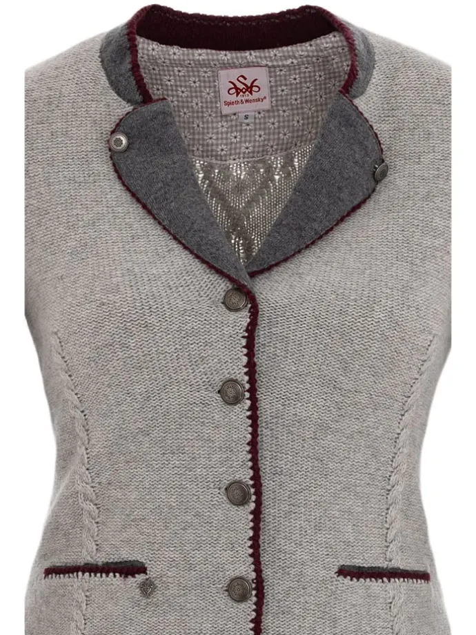 Strickjacke BLANDA in grau