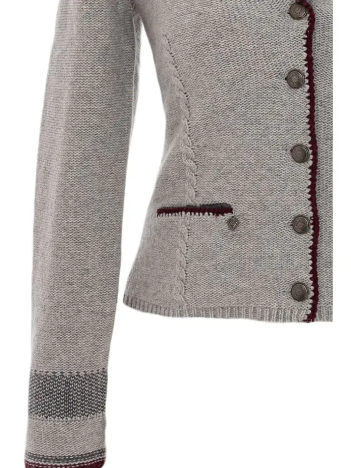 Strickjacke BLANDA in grau