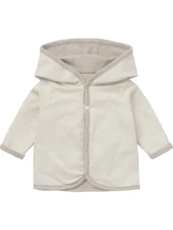 Strickjacke Bonny - Reversible in Taupe Melange