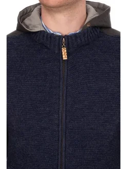 Strickjacke BRUNECK in blau