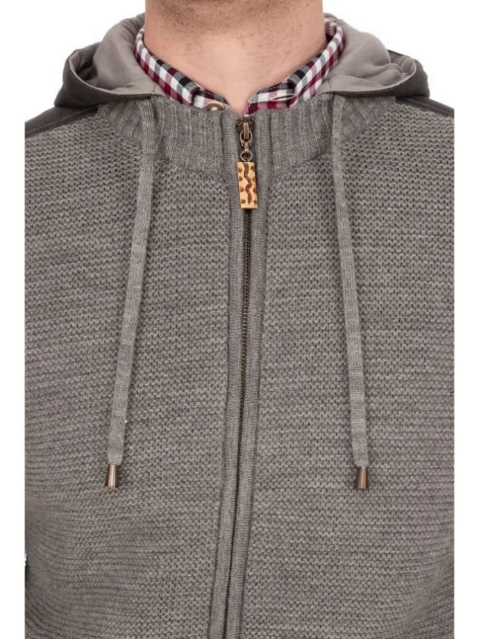 Strickjacke BRUNECK in grau