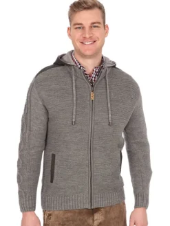 Strickjacke BRUNECK in grau