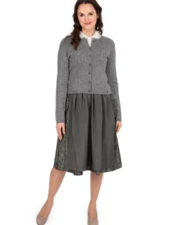 Strickjacke DELO in hellgrau