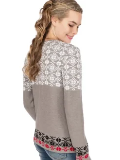 Strickjacke EISNERALM in grau