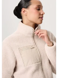 Strickjacke Fakse in Light Sand