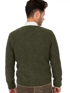 Strickjacke HE-SCM-71 in khaki