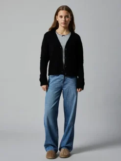 Strickjacke in Black