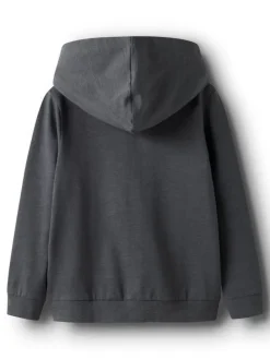 Strickjacke in Dark Grey Melange
