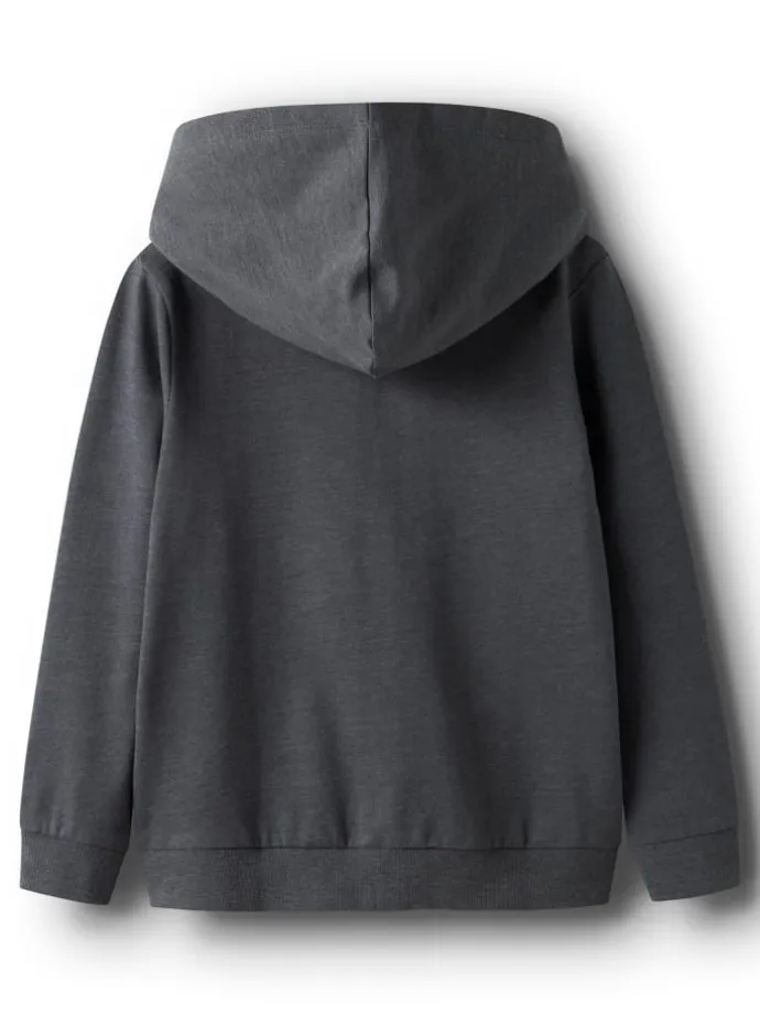 Strickjacke in Dark Grey Melange