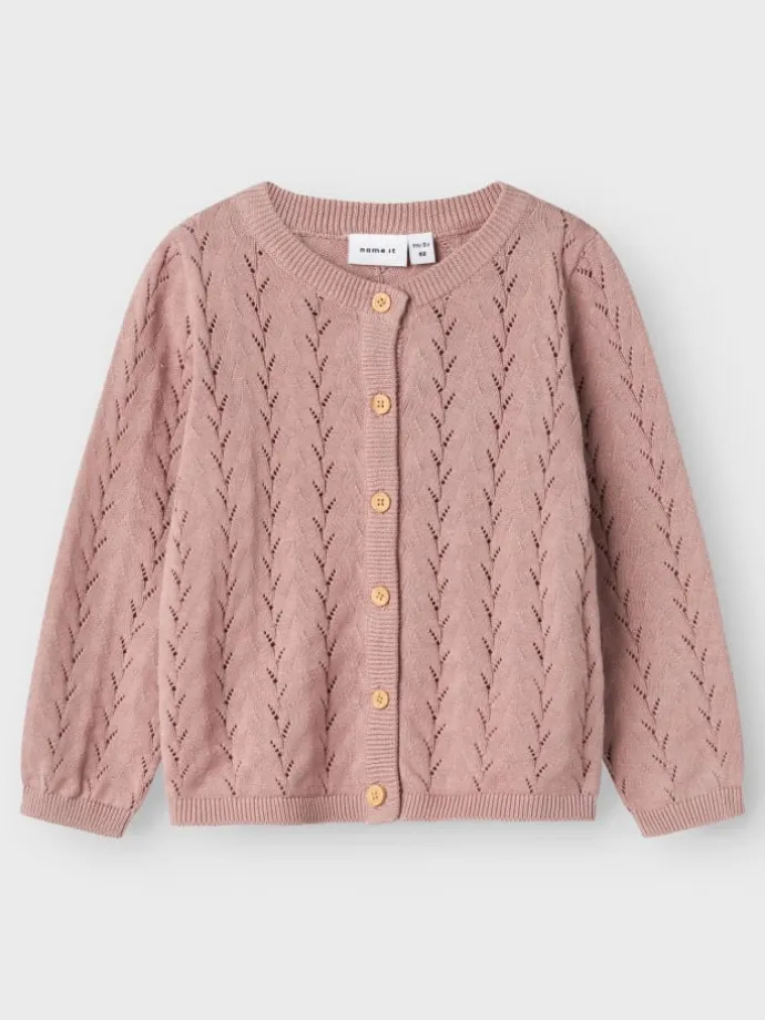 Strickjacke in Deauville Mauve
