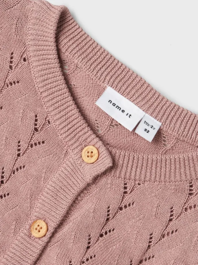 Strickjacke in Deauville Mauve