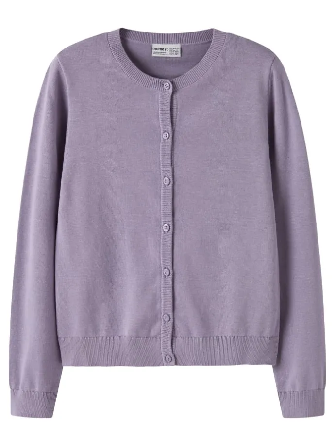 Strickjacke in Lavender Gray