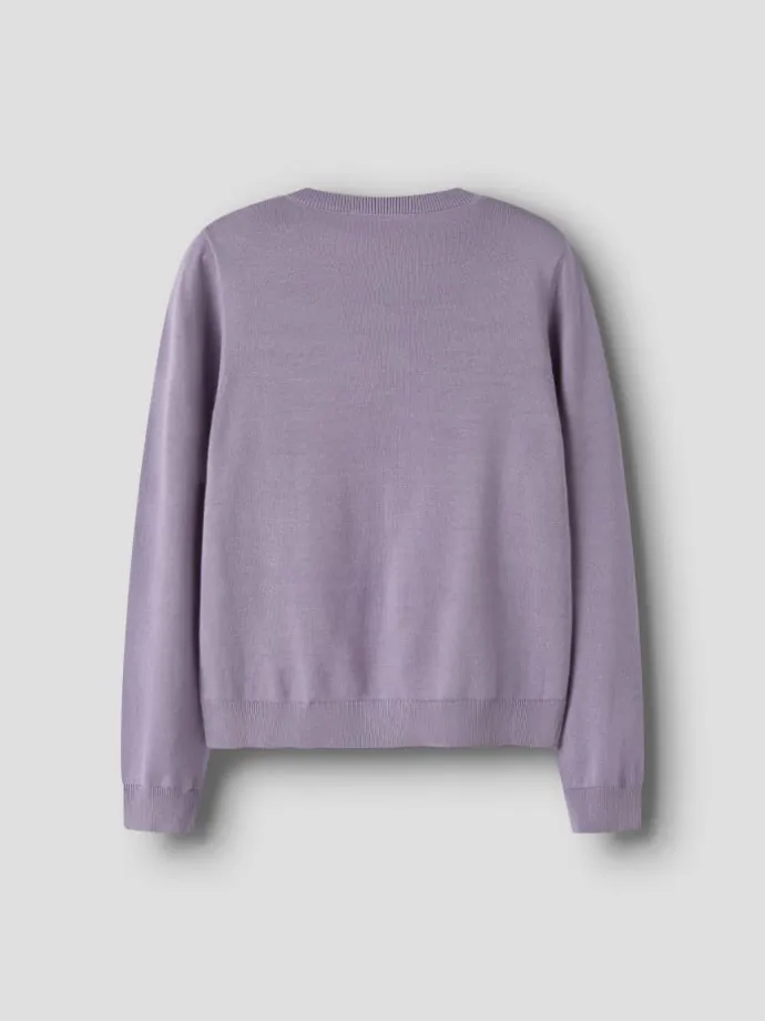 Strickjacke in Lavender Gray