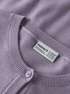 Strickjacke in Lavender Gray