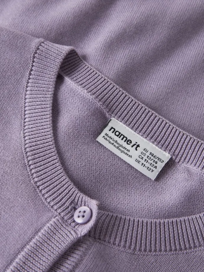 Strickjacke in Lavender Gray