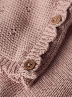 Strickjacke in Misty Rose