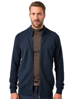 Strickjacke in navy blau