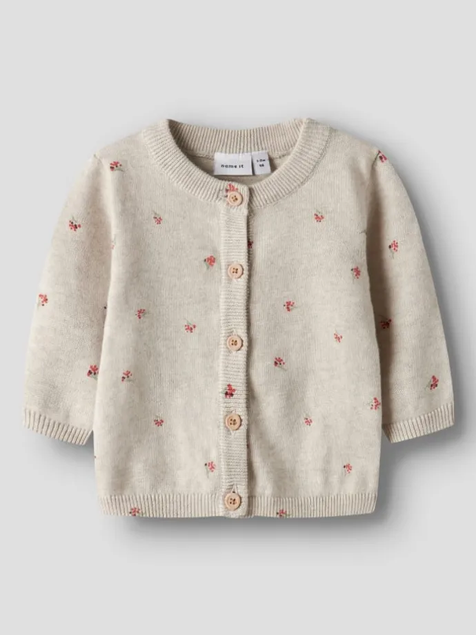 Strickjacke in Peyote Melange