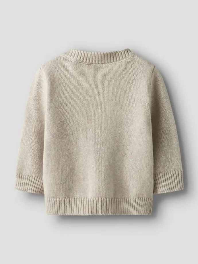 Strickjacke in Peyote Melange