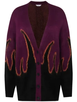 Strickjacke in traube