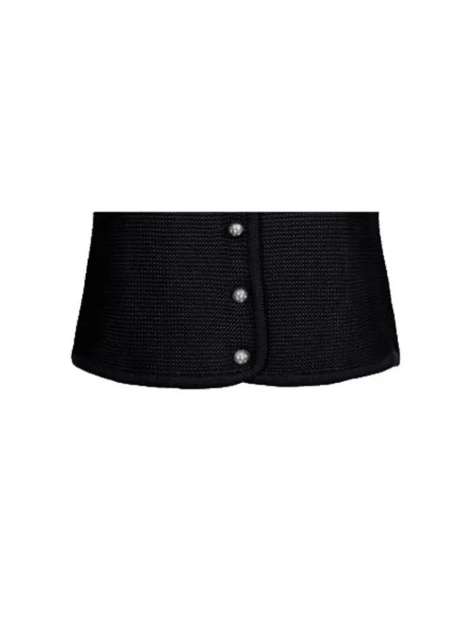 Strickjacke Langarm Anni in Schwarz