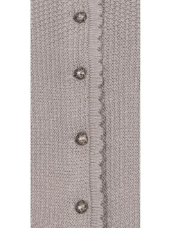 Strickjacke Langarm Yvonne in Silber