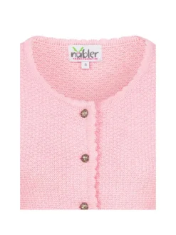 Strickjacke Langarm Yvonne in Rosa
