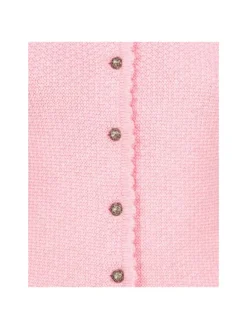 Strickjacke Langarm Yvonne in Rosa