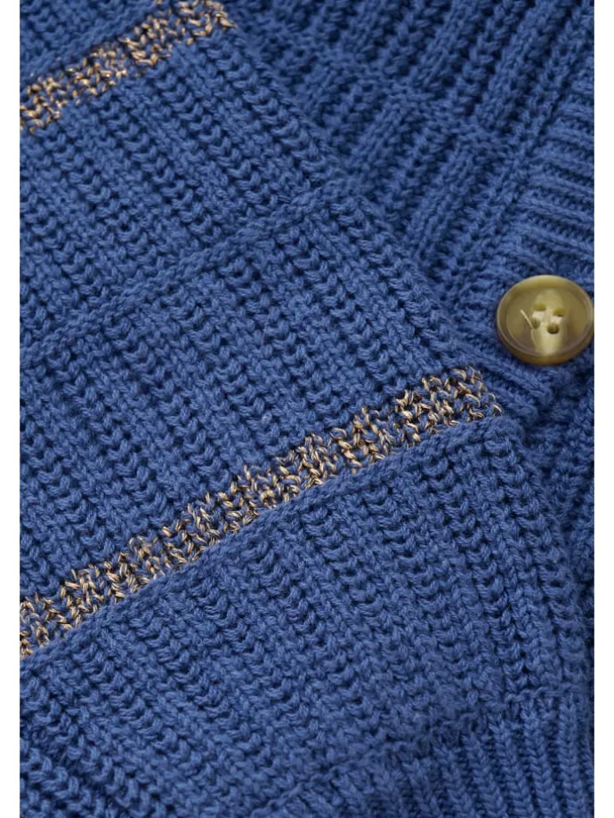 Strickjacke MICardigan Knit in Blau