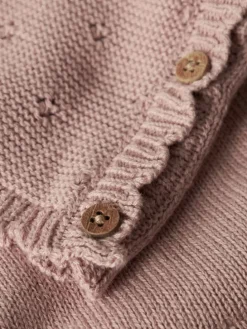Strickjacke NNBFLAGUNA WRAP KNIT CARD LIL in misty rose