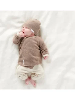 Strickjacke Pino in Taupe Melange