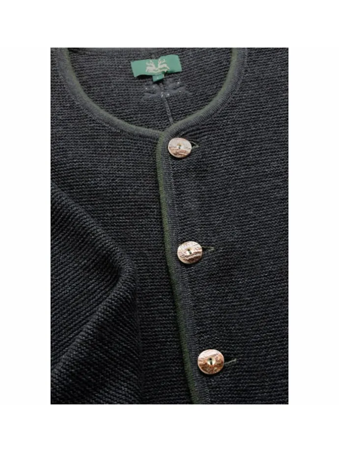 Strickjacke Roland K20 in Anthrazit