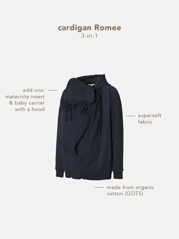 Strickjacke Romee in Night