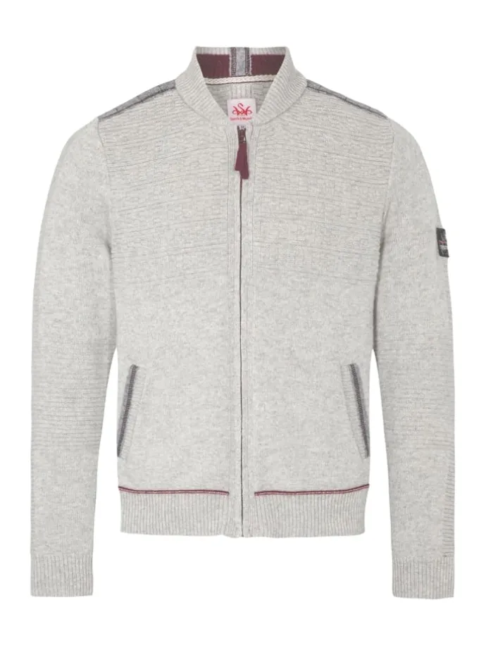 Strickjacke TALHEIM in grau