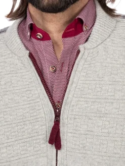 Strickjacke TALHEIM in grau