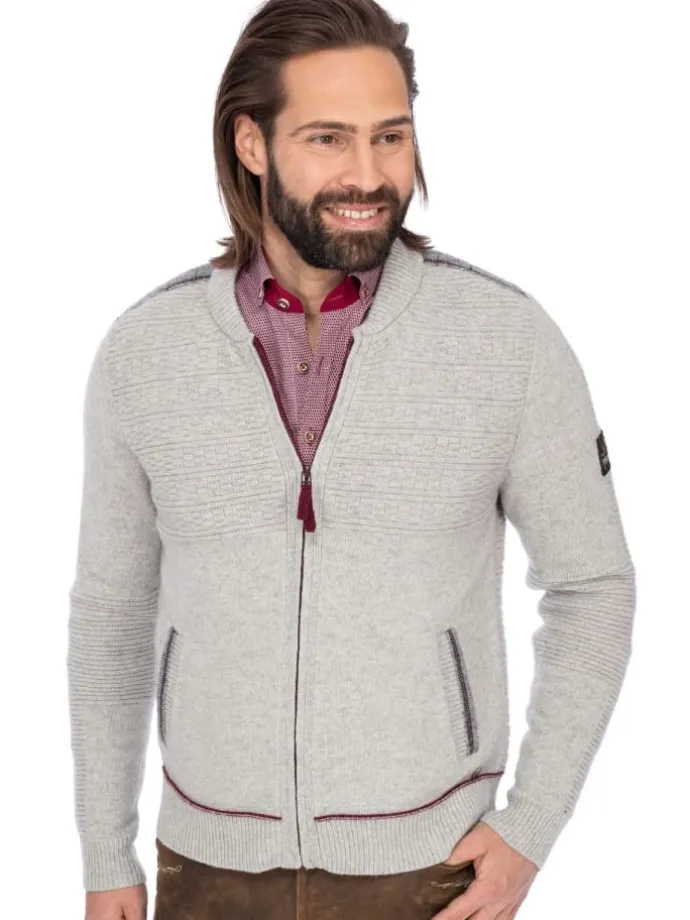 Strickjacke TALHEIM in grau
