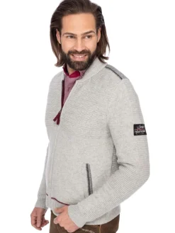 Strickjacke TALHEIM in grau