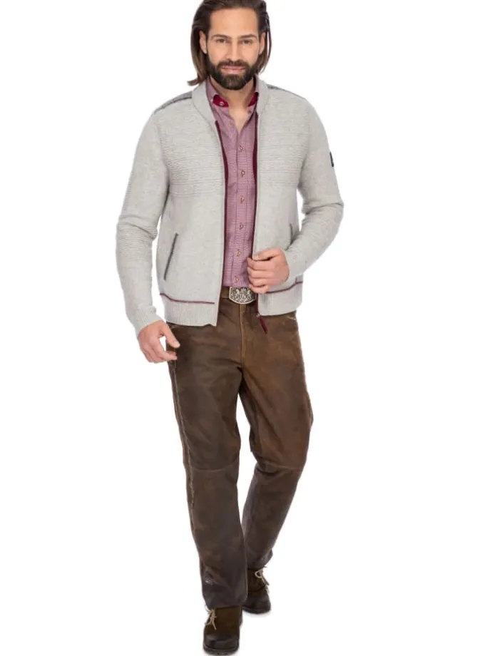 Strickjacke TALHEIM in grau