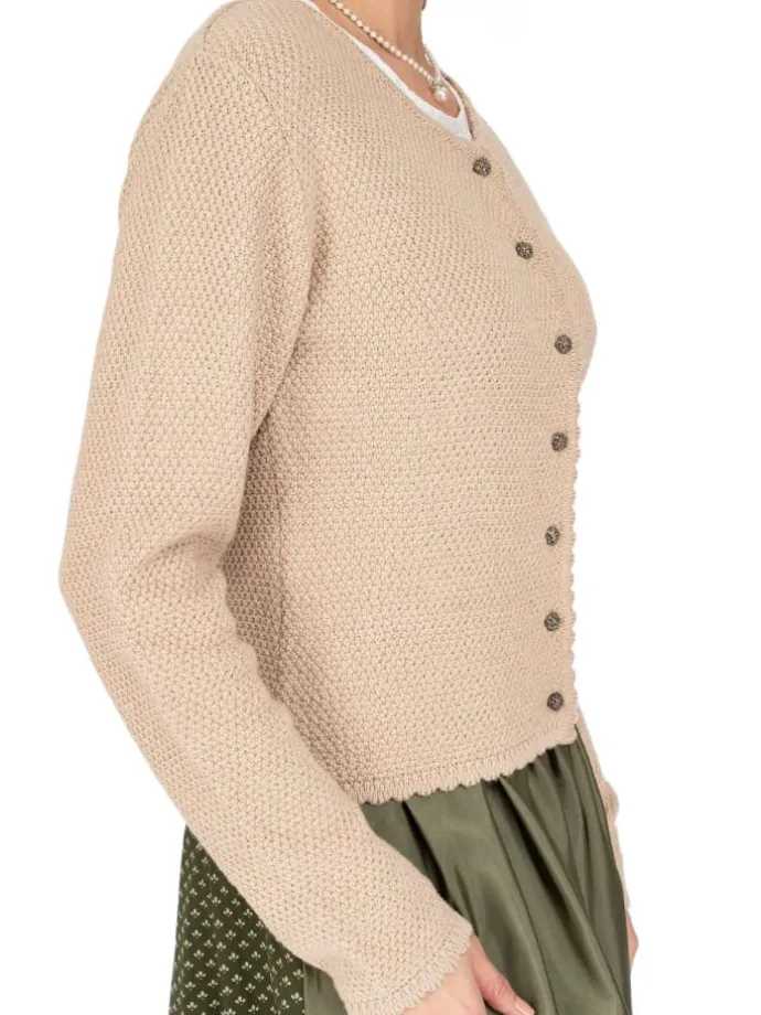 Strickjacke VILSECK in taupe