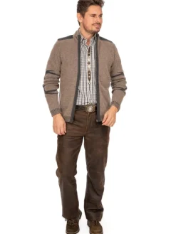 Strickjacke WULF in braun