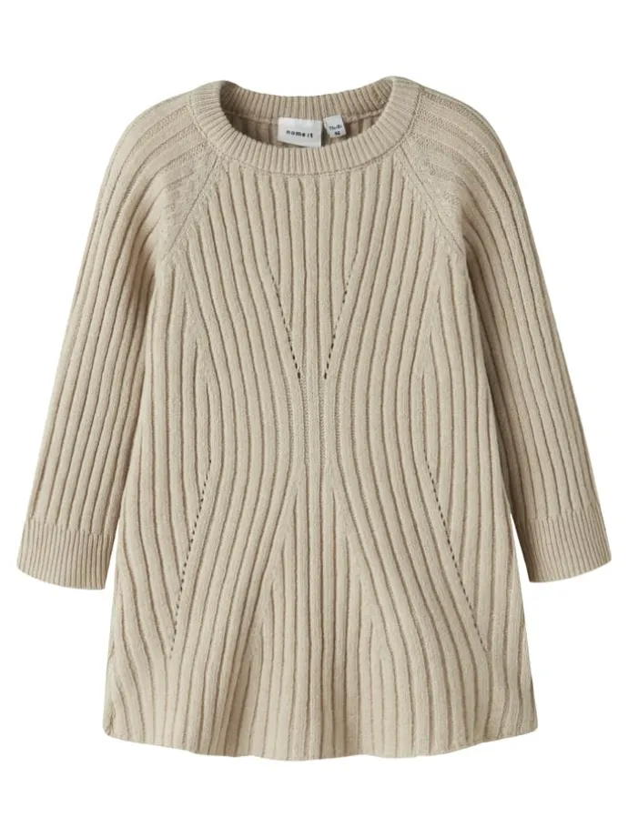 Strickkleid "Rikine" in Beige