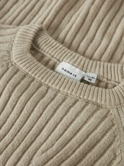 Strickkleid "Rikine" in Beige