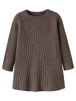 Strickkleid "Rikine" in Braun