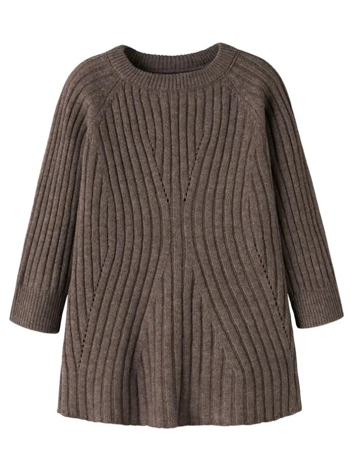 Strickkleid "Rikine" in Braun