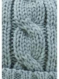 Strickmütze in Grau