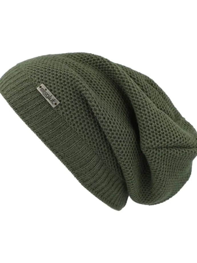 Strickmütze in grün
