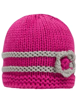 Strickmütze in Pink