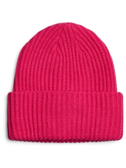 Strickmütze in Pink