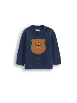Strickpullover in dunkelblau