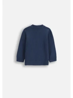 Strickpullover in dunkelblau